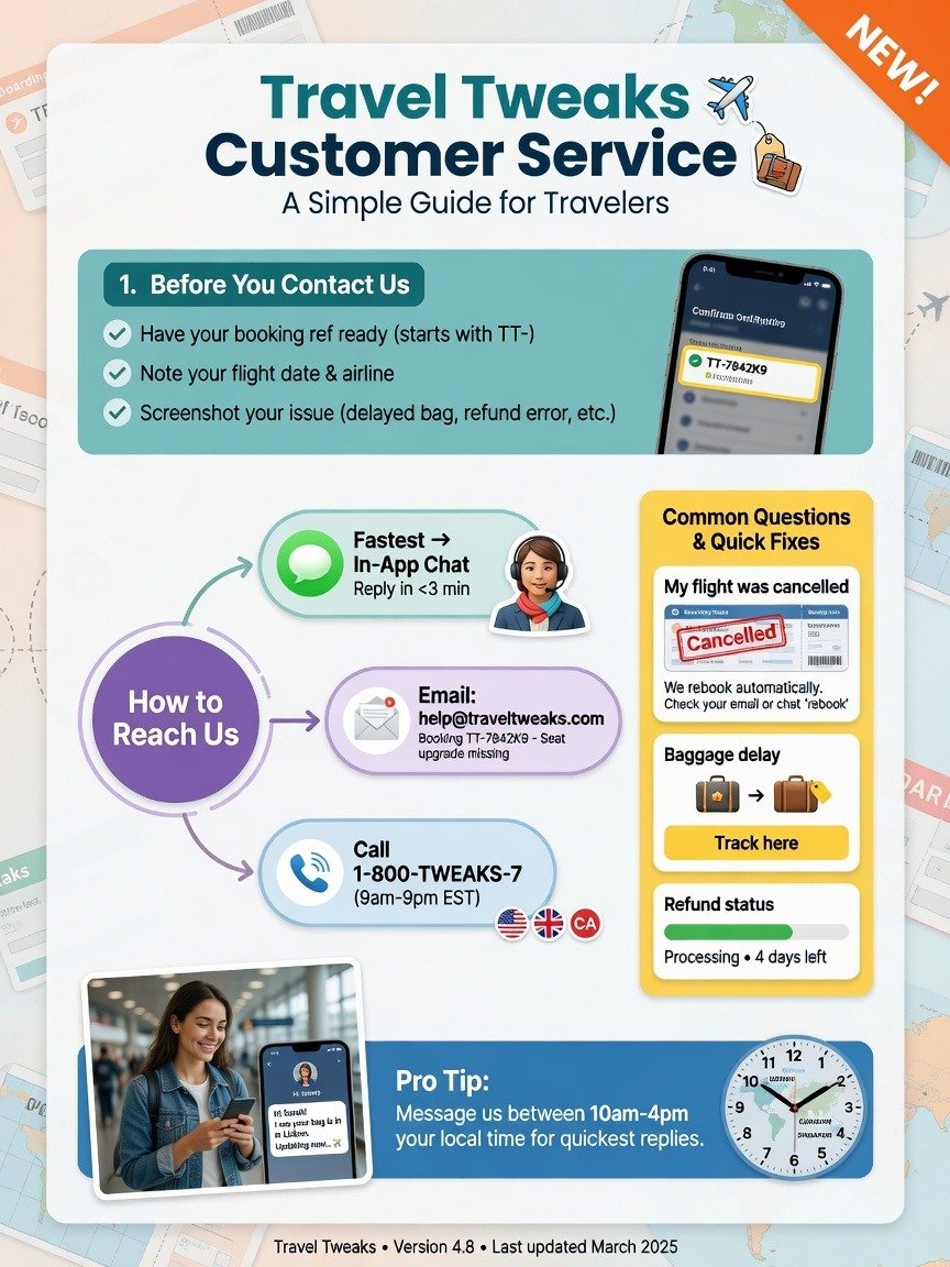 travel tweaks customer service
